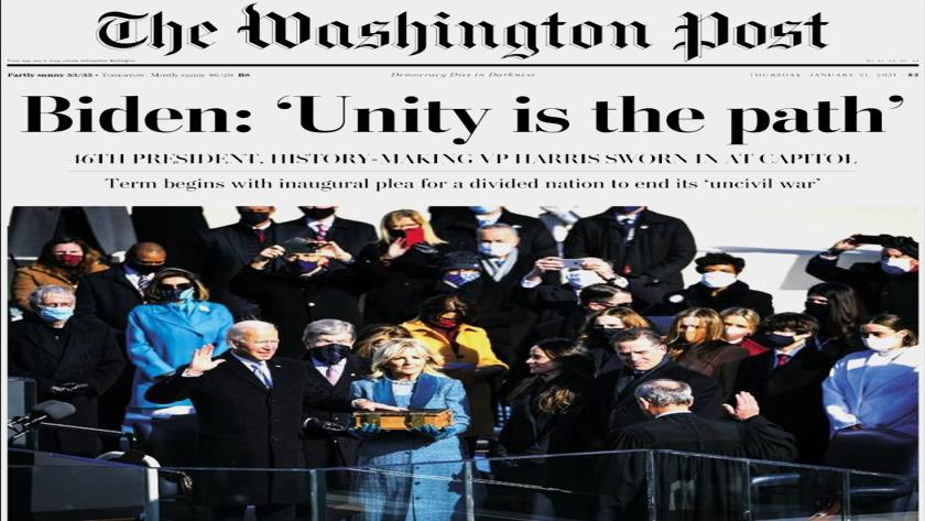 Iranpress: World Newspapers: Biden: ‘Unity is the path’