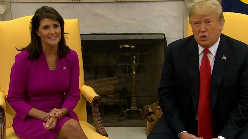 Iranpress: Nikki Haley breaks with Trump: He “let us down"