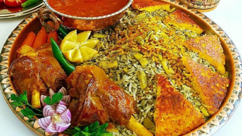 Iranpress: Baghali Polo with Chicken or Muscle Meat