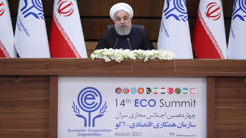 Iranpress: US can return to JCPOA when lifting all sanctions: Rouhani