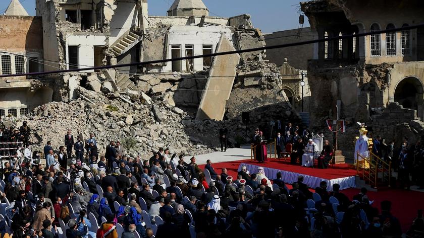 Iranpress: Hope is more powerful than hatred: Pope says amid Mosul’s ruins