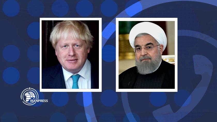 Iranpress: President Rouhani to UK PM: Clear way of diplomacy is lifting sanctions