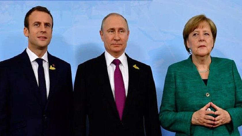 Iranpress: Putin, Merkel, Macron hold virtual conference, emphasizing maintenance of JCPOA