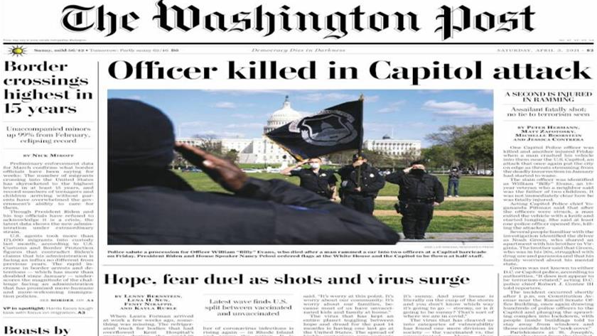 Iranpress: World Newspapers: Officer killed in US Capitol attack