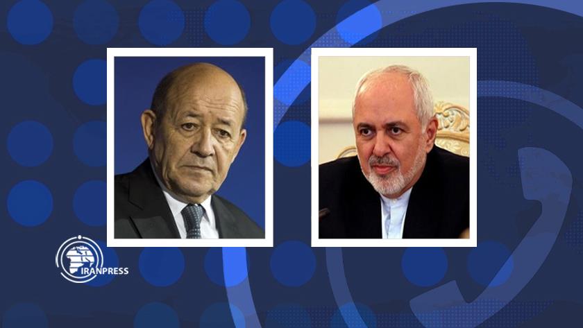 Iranpress: Iran, France FMs discuss JCPOA Joint commission meeting