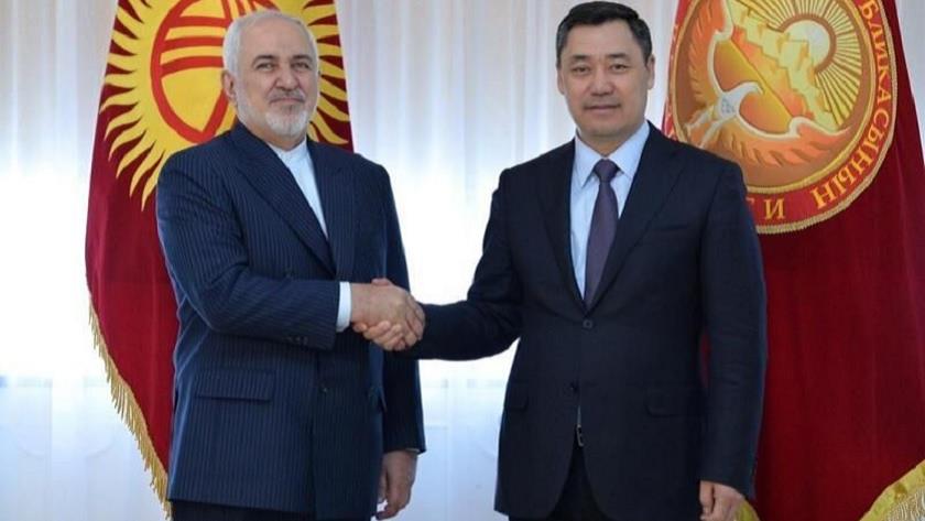 Iranpress: Iran FM, Kyrgyz President confer on issues of mutual interest