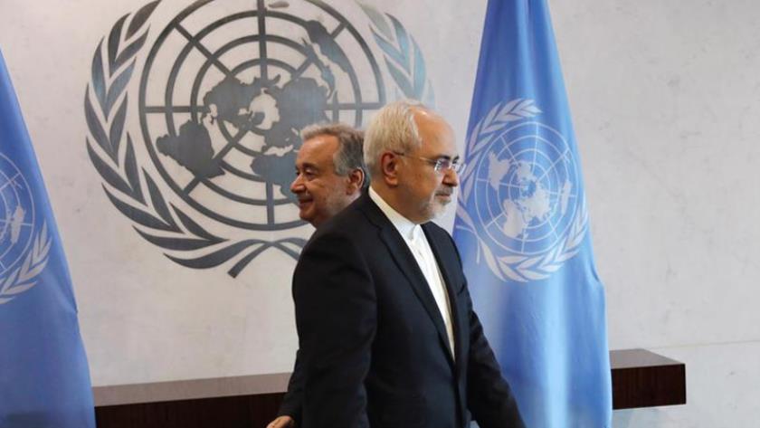 Iranpress: Targeting nuclear facility, war crime: Zarif to UNSG