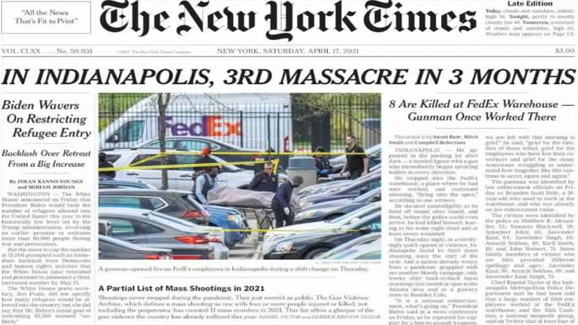 Iranpress: World Newspapers: In Indianapolis, 3rd Massacre in 3 Months