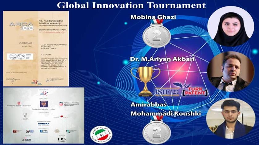 Iranpress: Iranian student bags silver medals in Africa Innovation Challenge 2021