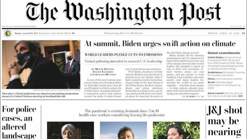 Iranpress: World Newspapers: At summit, Biden urges swift action on climate
