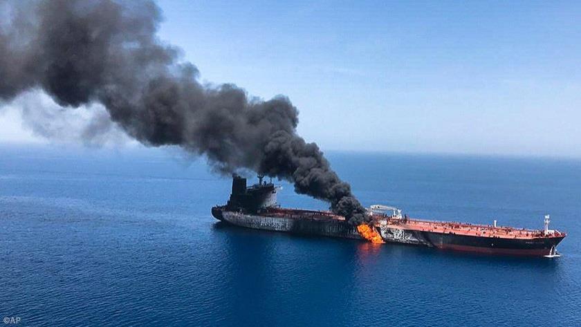 Iranpress: Oil tanker caught fire in drone strike: Syrian gov