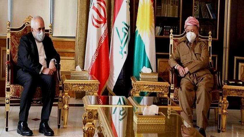Iranpress: FM Zarif meets with Leader of Iraqi KDP