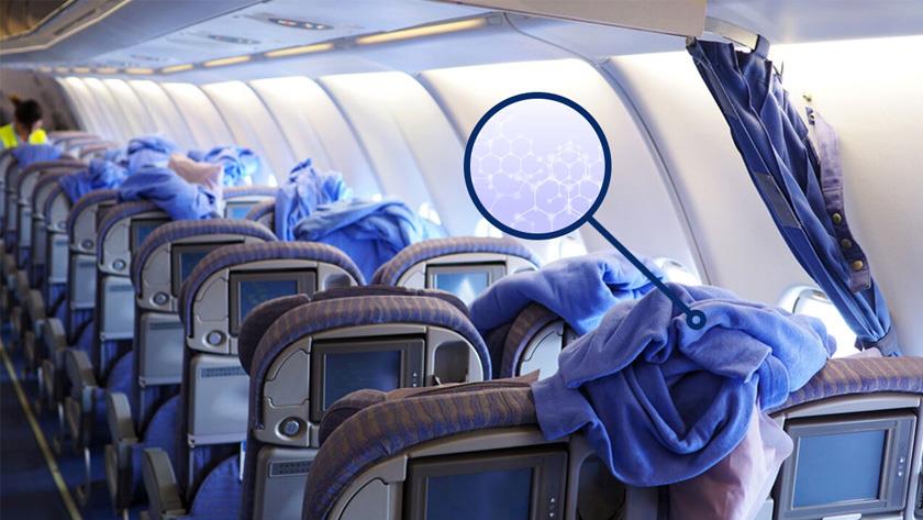 Iranpress: Antimicrobial, fire-resistant blankets developed for use in airlines