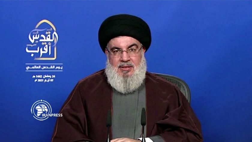 Iranpress: Nasrallah calls on Palestinians to continue resistance to change equation