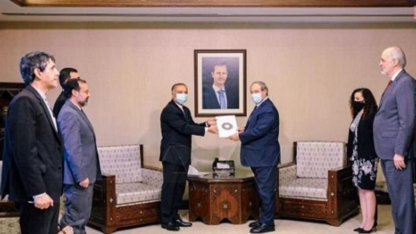 Iranpress: Iran’s new ambassador to Damascus meets Syrian FM