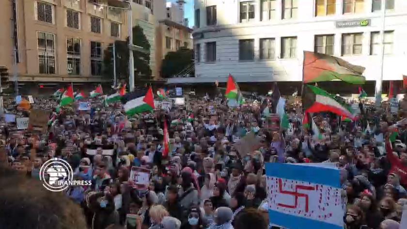 Iranpress: Protesters in Sydney, Melbourne march against Israeli attacks on Gaza