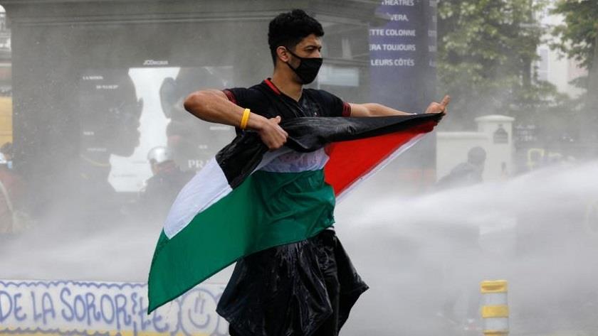 Iranpress: French police fire tear gas at pro-Palestinian protesters