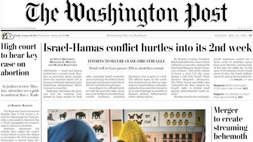 Iranpress: World Newspapers: Israel-Hamas conflict hurtles into its 2nd week