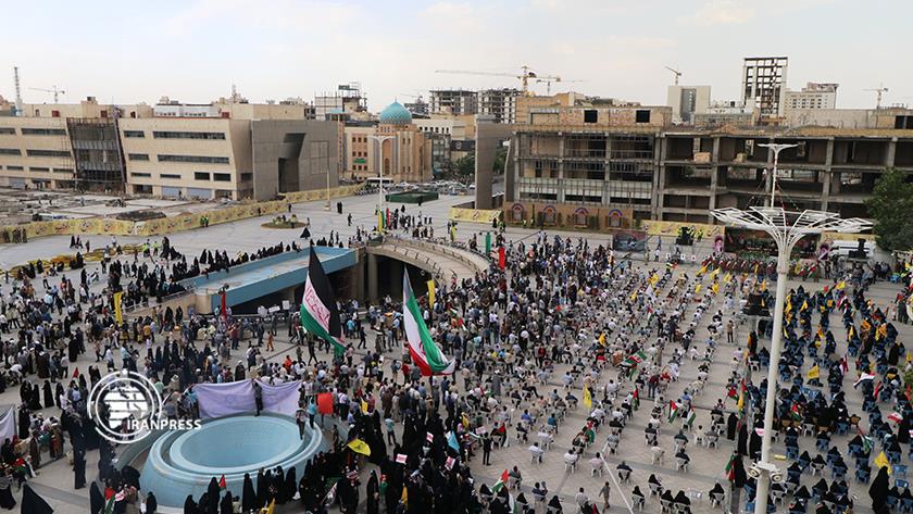 Iranpress: Pro-Palestine gathering held in northeastern Iran 