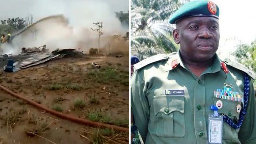 Iranpress: Nigerian chief of army staff, 10 others killed in plane crash in Kaduna