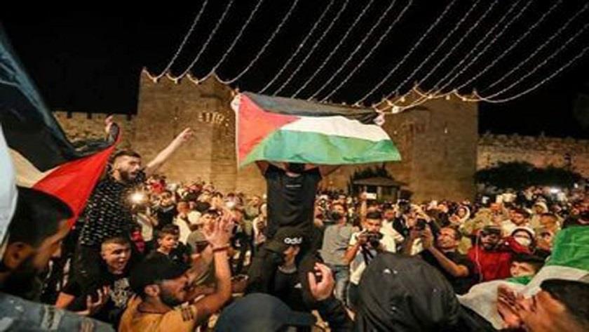 Iranpress: Tunisians celebrate victory of Palestinian resistance