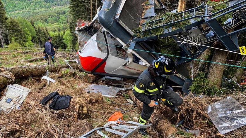 Iranpress: Cable car accident left 14 killed in Italy, including five Israelis