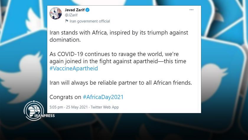 Iranpress: Iran stands with Africa, Zarif says