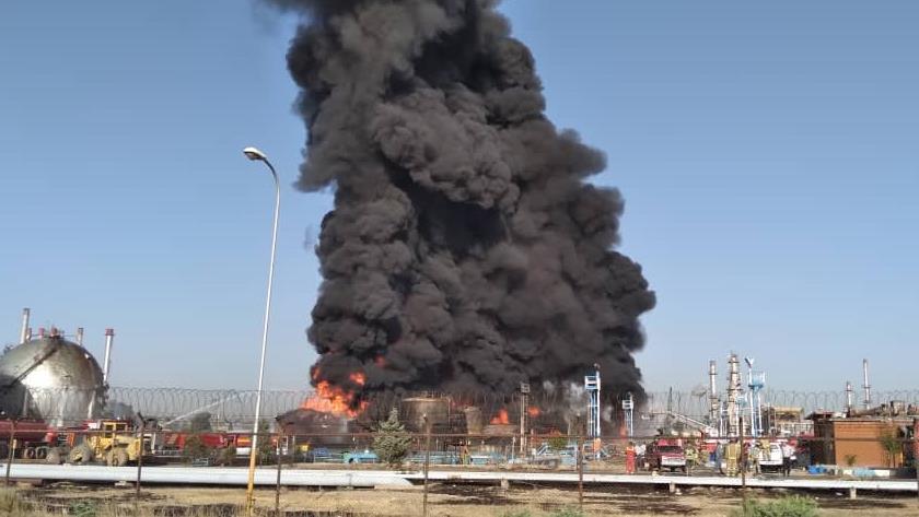 Iranpress: New footage of fire at Tehran