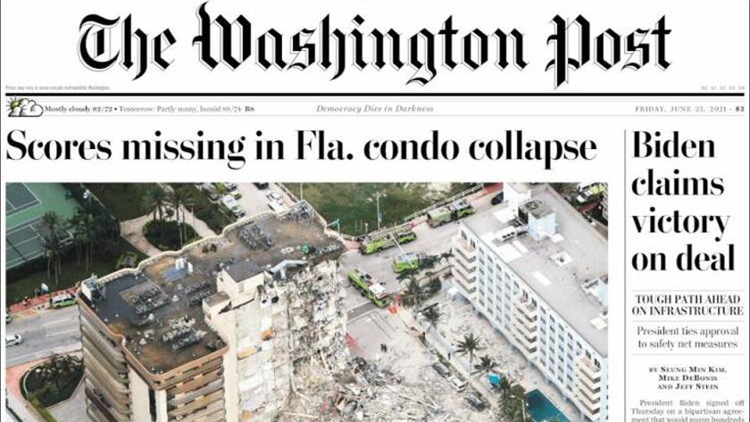 Iranpress: World Newspapers: Scores missing in Fla. condo collapse