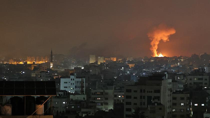 Iranpress: Israel hits Gaza with airstrikes
