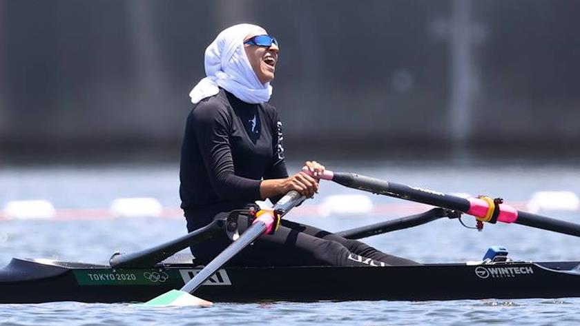 Iranpress: Iranian rowing lady reaches Tokyo Olympics semi-final