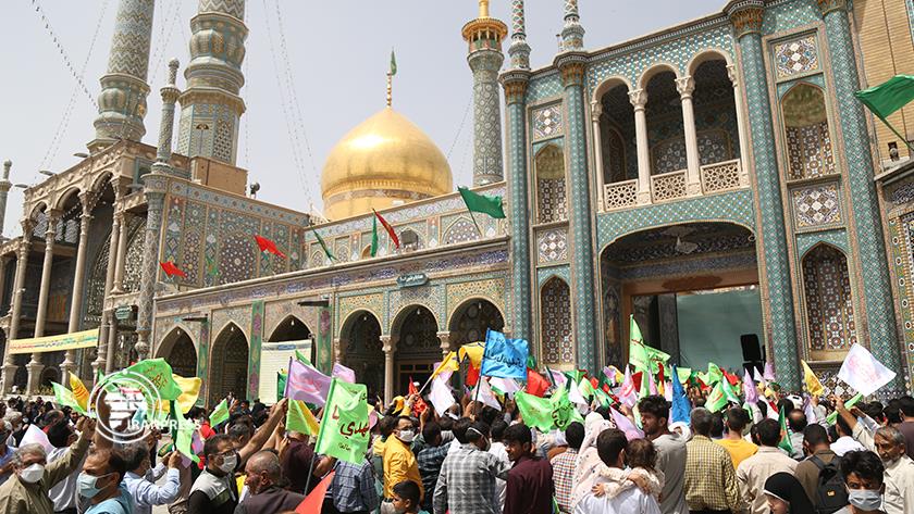 Iranpress: Qom; Eid al-Ghadir celebration at Fatima Masumeh Holy Shrine 