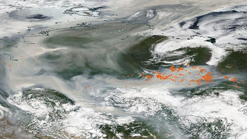 Iranpress: For the 1st time, smoke from wildfires reaches Arctic