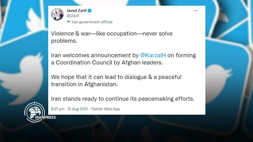 Iranpress: FM Zarif: Iran continues efforts for reconciliation in Afghanistan