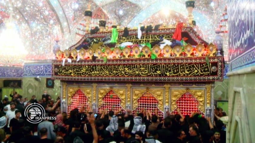 Iranpress: Holy Karbala hosts Imam Hussein
