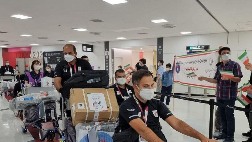 Iranpress: 1st Iranian Paralympic convoy arrives in Tokyo