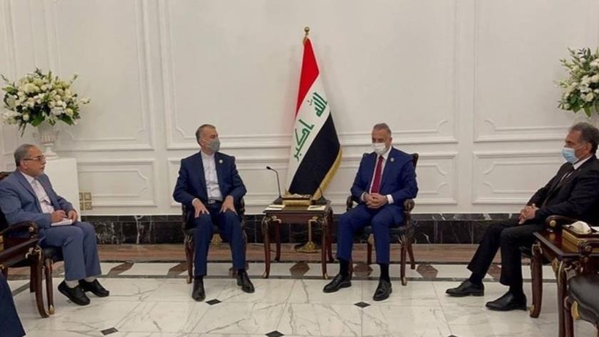 Iranpress: Amir-Abdollahian meets Al-Kazemi in Baghdad
