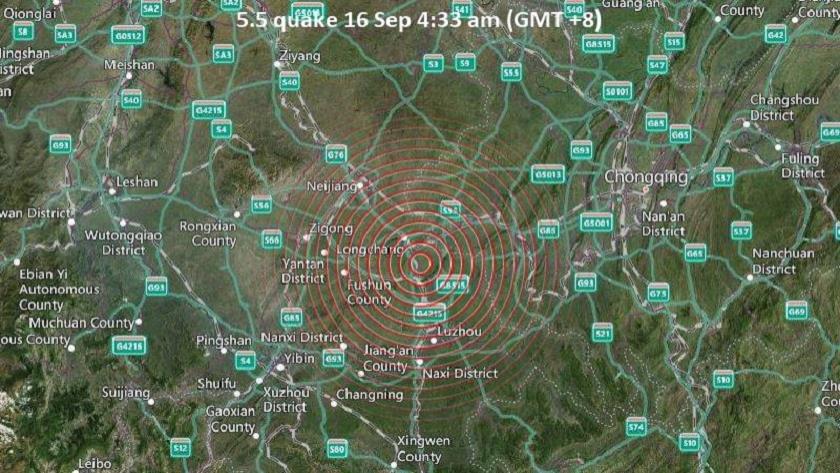 Iranpress: Magnitude 6.0 earthquake shakes China
