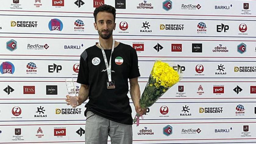 Iranpress: Iranian para climber snatches bronze medal in World Championships