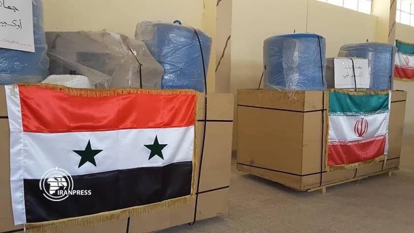 Iranpress: Iran donates medical equipment to Syria