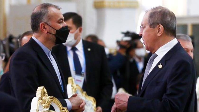 Iranpress: Amir-Abdollahian, Lavrov urge boosting cooperation