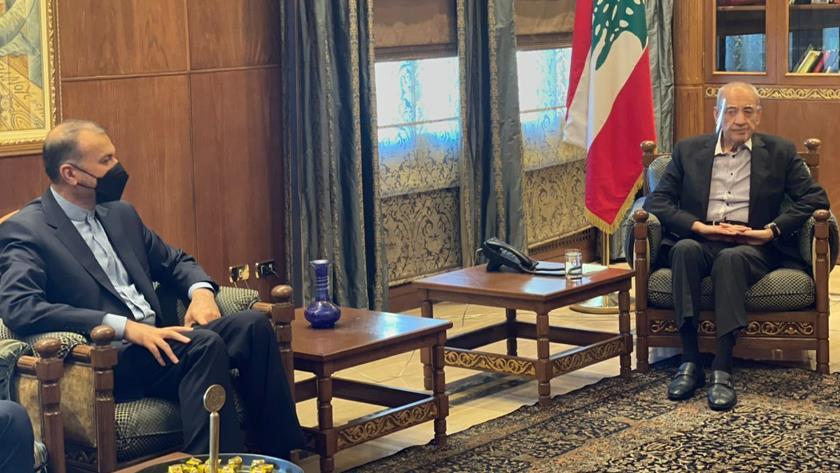 Iranpress: Amir-Abdollahian and Nabih Berri stress on expansion of ties