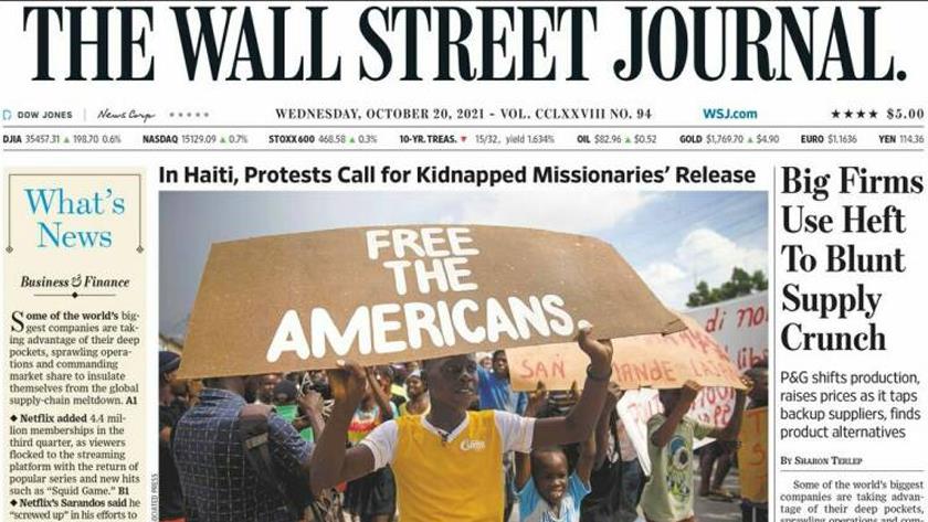Iranpress: World Newspapers: In Haiti protests call for kidnapped missionaries
