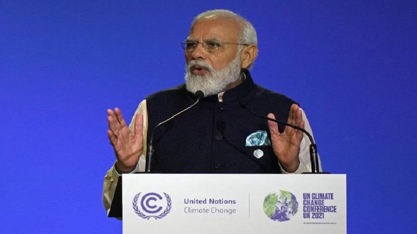 Iranpress: India targets net zero emissions by 2070, Modi says