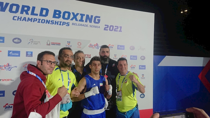Iranpress: Iranian boxer advances to World Championships semifinals