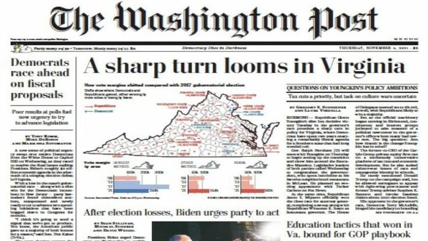 Iranpress: World Newspapers: A sharp turn looms in Virginia