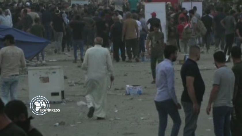 Iranpress: Iraqi police, anti-election protesters clash in Baghdad