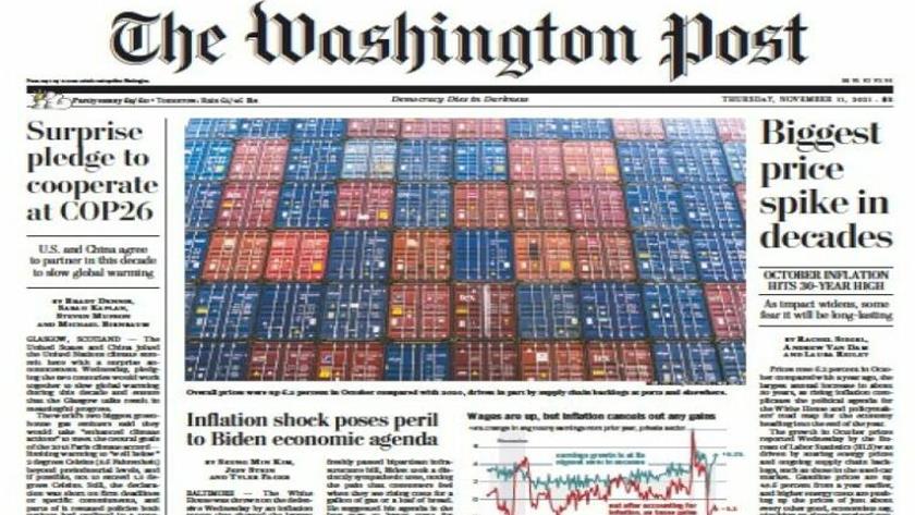 Iranpress: World Newspapers: inflation shock poses peril to Biden economic agenda