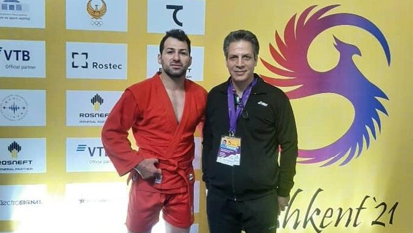 Iranpress: Iran wins 1st Sambo medal in World Championships