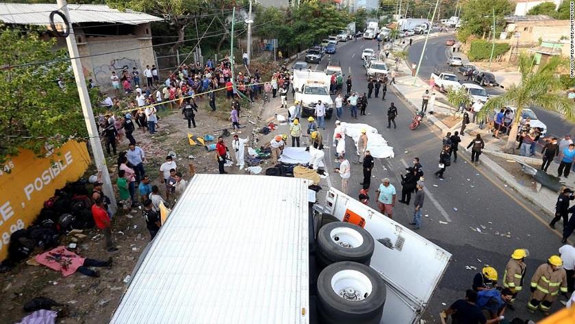 Iranpress: 49 migrants dead, 58 injured in truck crash in south Mexico
